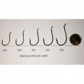 ANZUELO PICO DE LORO 4/0 NICKEL