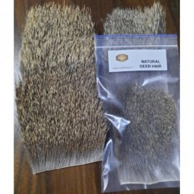 NATURAL DEER HAIR 7.5 X 8 cm