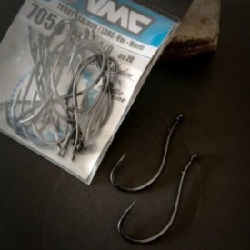 VMC 7054 VANADIUM WORM HOOK RINGED