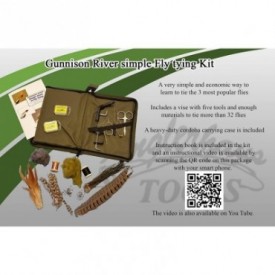 kit atado de moscas simple de Gunnison River