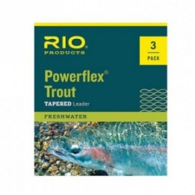 POWERFLEX (3 PACK) LEADERS 9FT