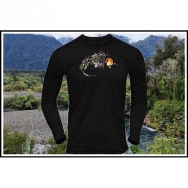 POLERA MANGA LARGA NEGRA ( NINFA )