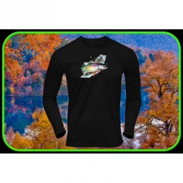 POLERA MANGA LARGA NEGRA ( PESCADICTO)