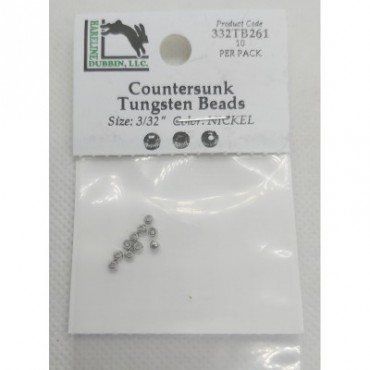 TUNGSTEN BEADS NICKEL HARELINE 2.3mm