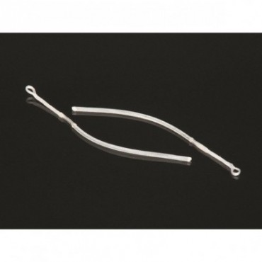 LOOP CONNECTOR M WHITE 50LB