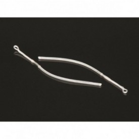 LOOP CONNECTOR M WHITE 50LB