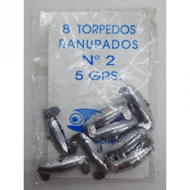 PLOMO TORPEDO RANURADO