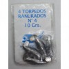 PLOMO TORPEDO RANURADO
