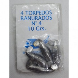 PLOMO TORPEDO RANURADO